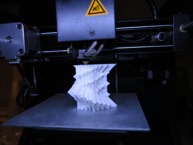 Printing a daisy vase